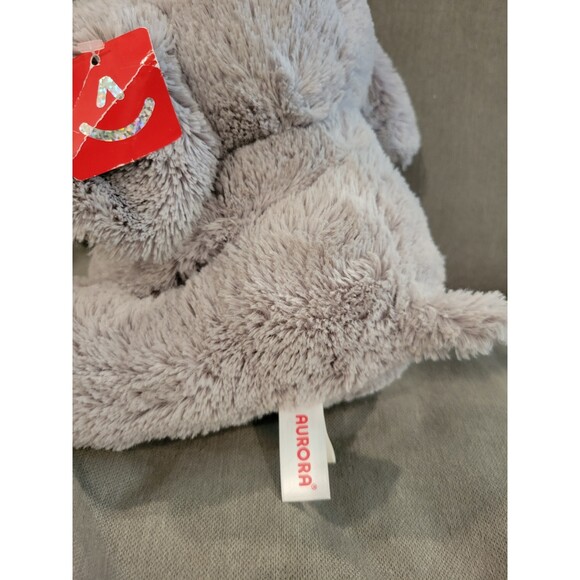 Aurora Lil Benny Phant Grey Elephant 10" Plush NEW WITH TAGS Soft Sitting Plush - Picture 6 of 8